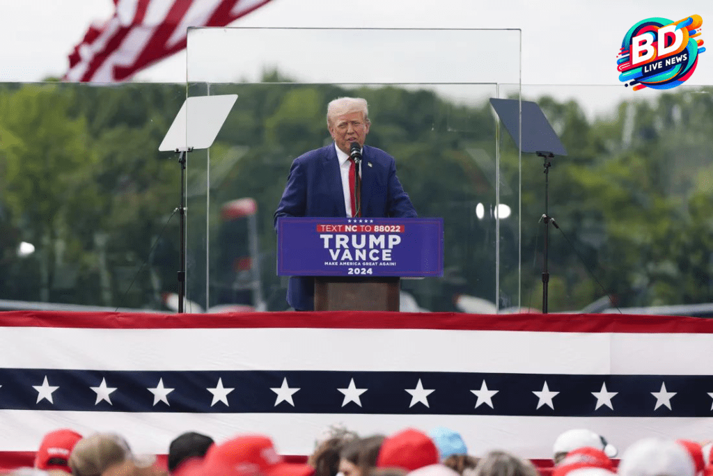 Donald Trump Kampanye di Butler dengan Kaca Anti Peluru