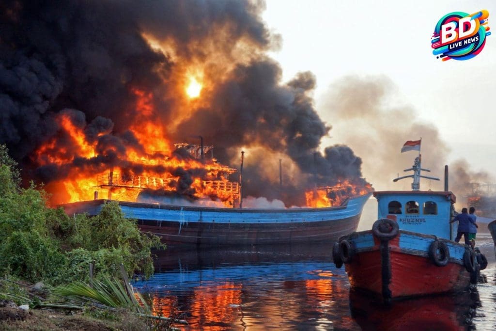Puluhan Kapal Nelayan di Pelabuhan Pekalongan Habis Terbakar: Kerugian Miliaran Rupiah!