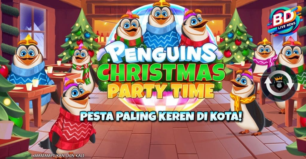 Penguins Christmas Party Time: Pesta Natal Seru dengan Pinguin!