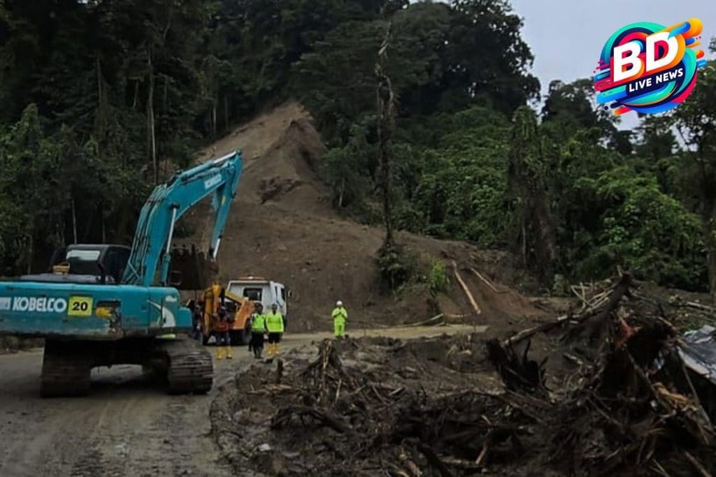 Jalur Medan Sibolangit Kembali Beroperasi Pasca Longsor yang Menewaskan 10 Jiwa