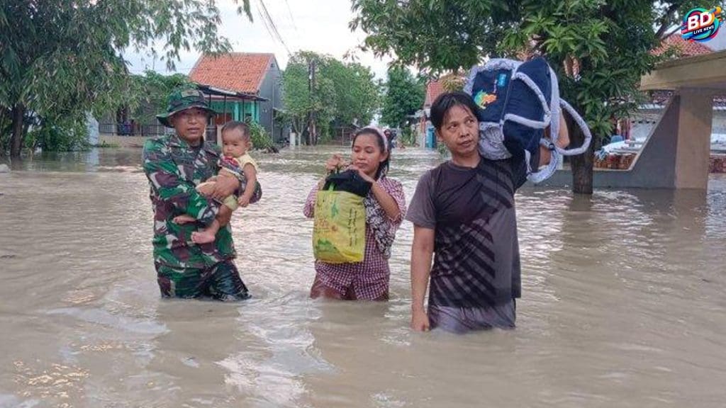 Ribuan Rumah di Brebes Terendam Akibat Luapan Sungai Pemali