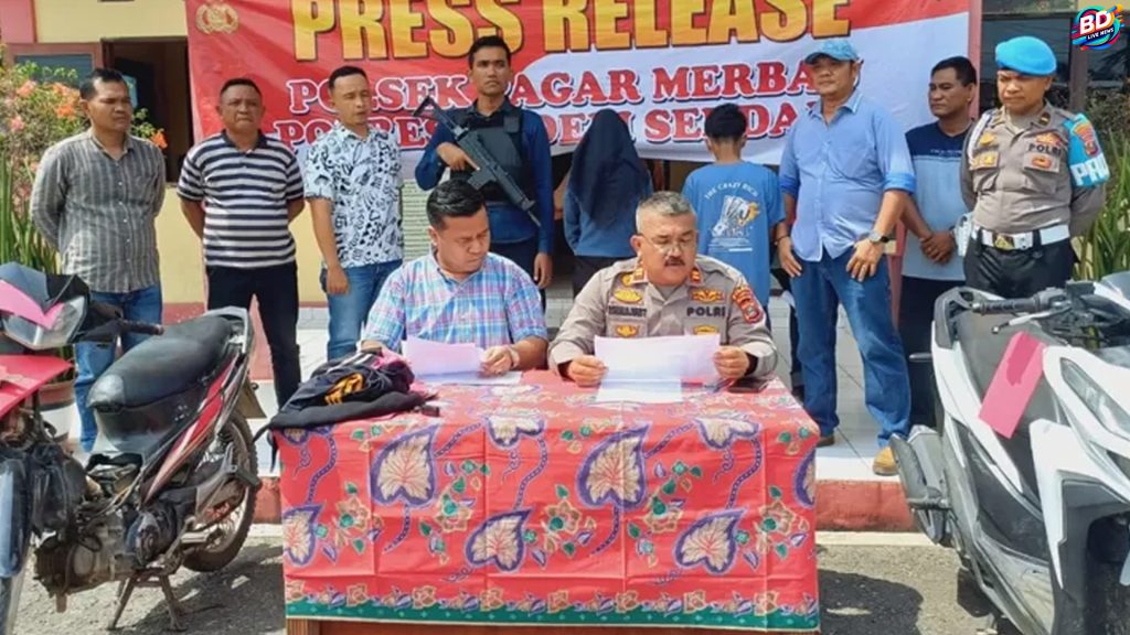 Viral! Dua Remaja SMP di Deli Serdang Curi Motor Jalan-Jalan
