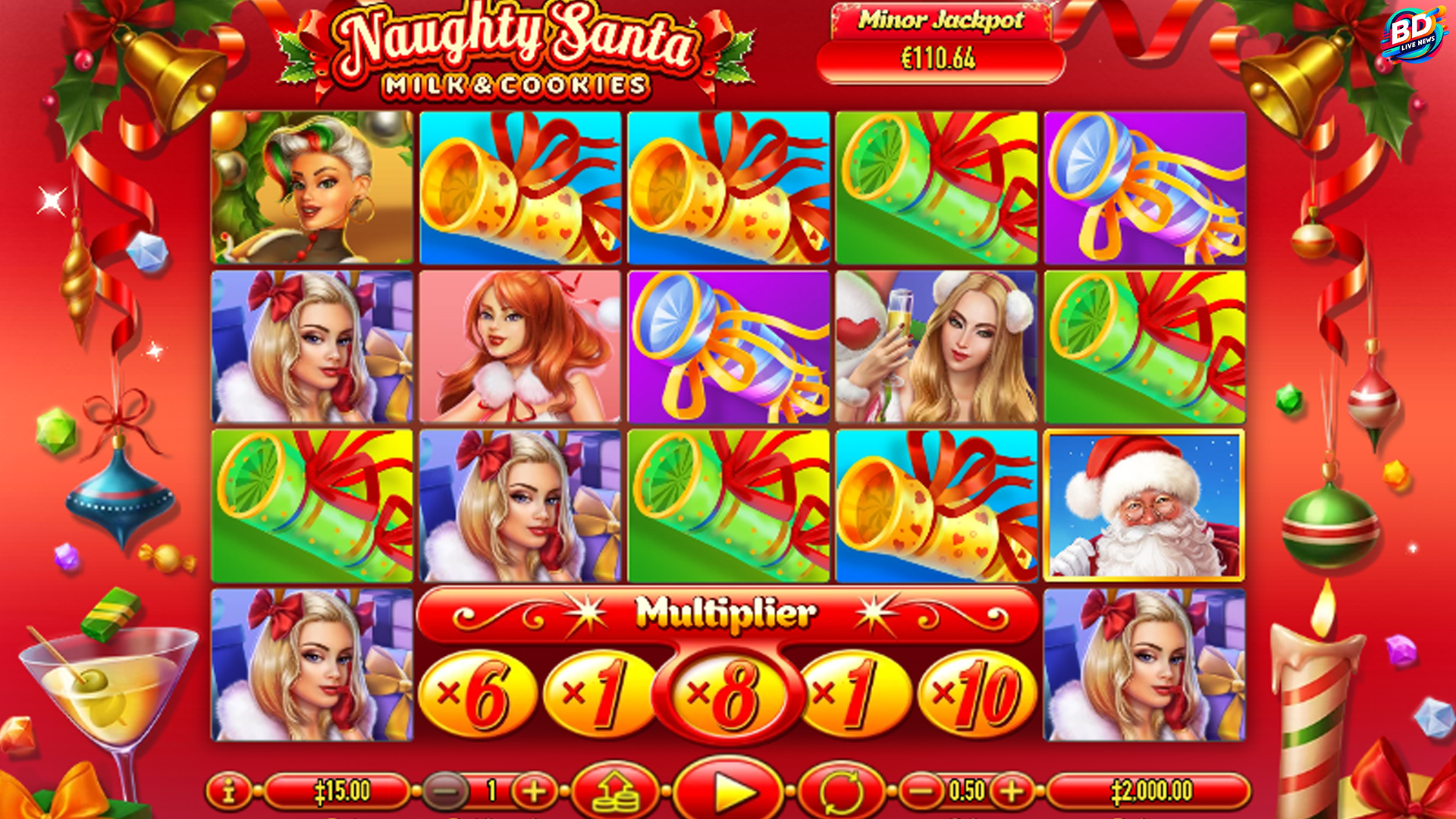 Judi Online Naughty Santa Bonusnya Bikin Mata Melotot