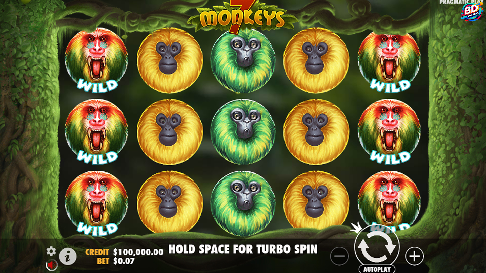 7 Monkeys Slot Gacor: Monyet Penuh Keberuntungan Menanti