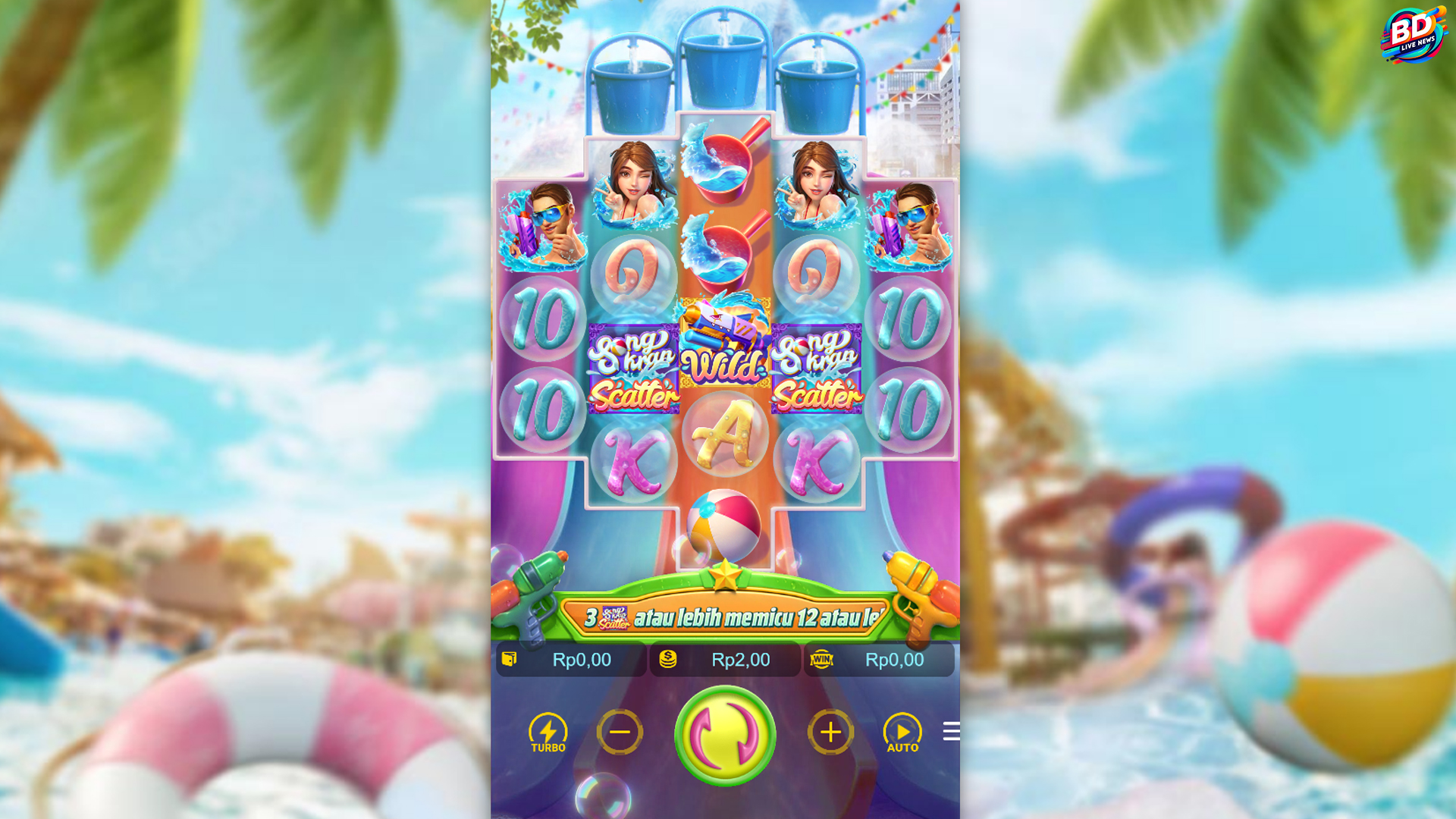Main Songkran Splash Slot Gacor Hujan Uang Setiap Putaran