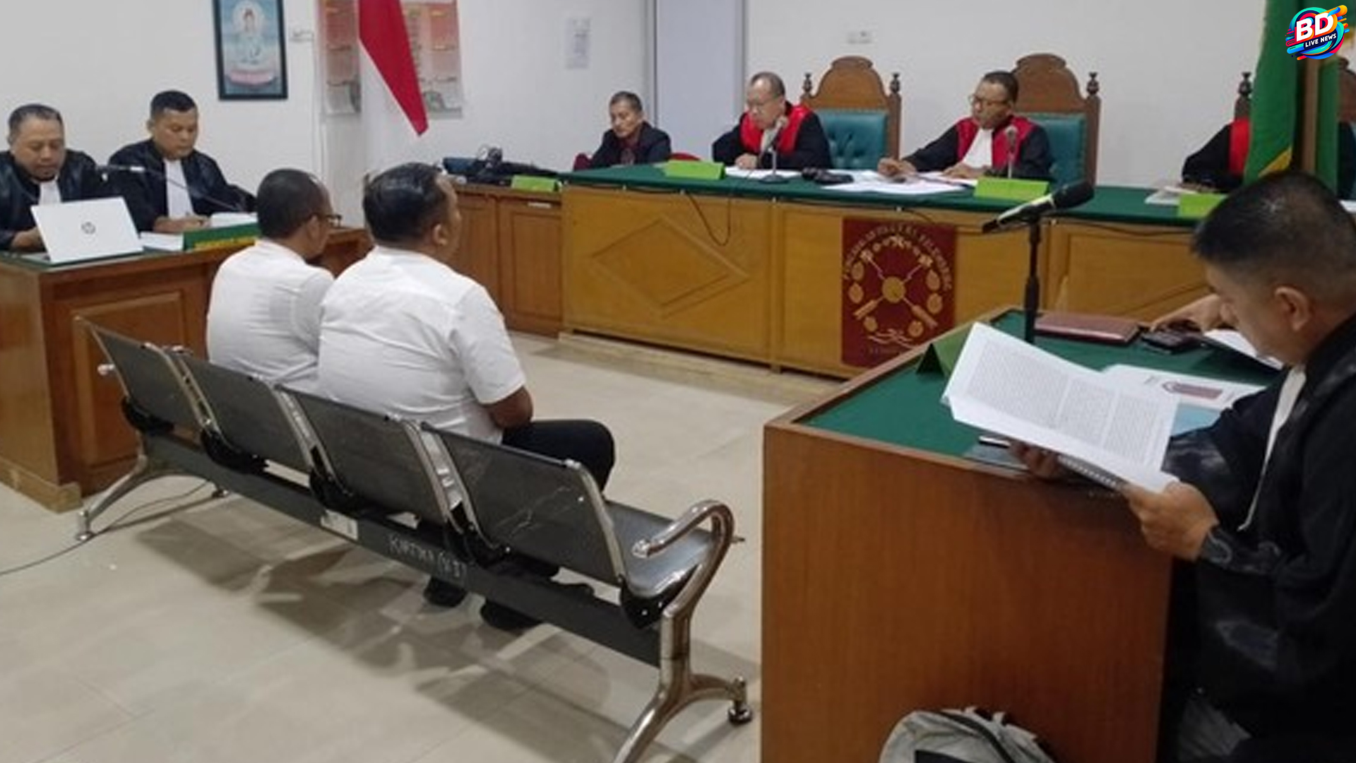 Suap Proyek PUPR Rp 3,7 Miliar di OKU, 2 Terdakwa Dituntut
