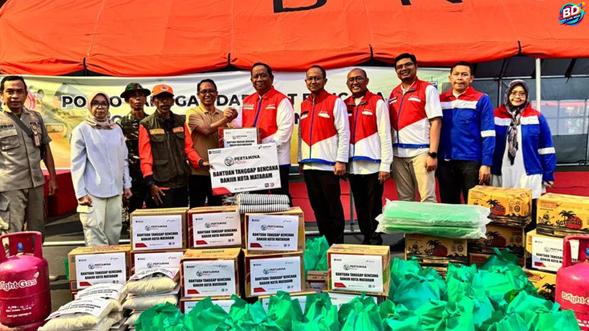 Aksi Cepat Pertamina Peduli dalam Menanggapi Banjir di Mataram