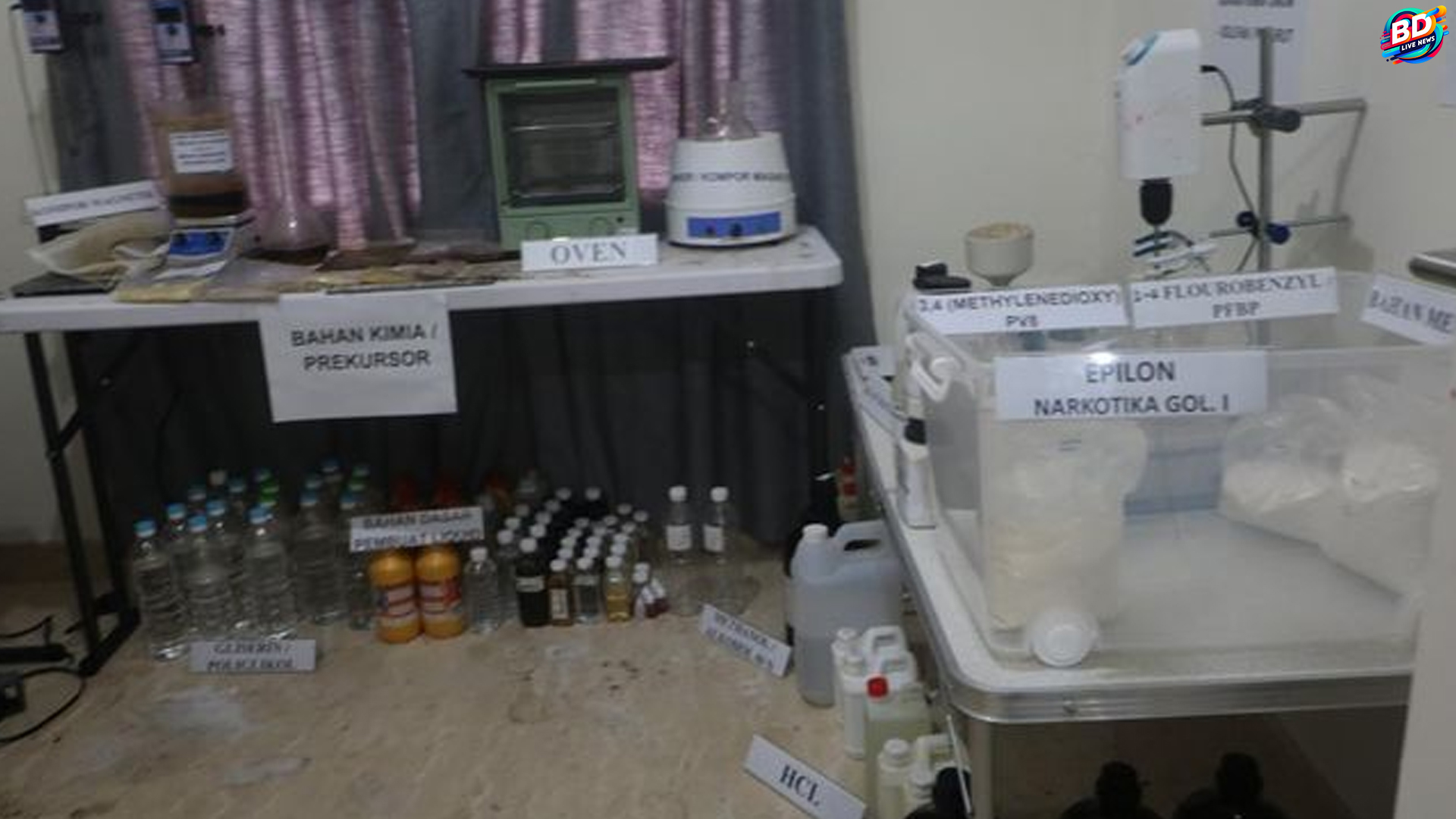 Pabrik Liquid Vape Narkoba di Medan Dibongkar, 2 Ditangkap