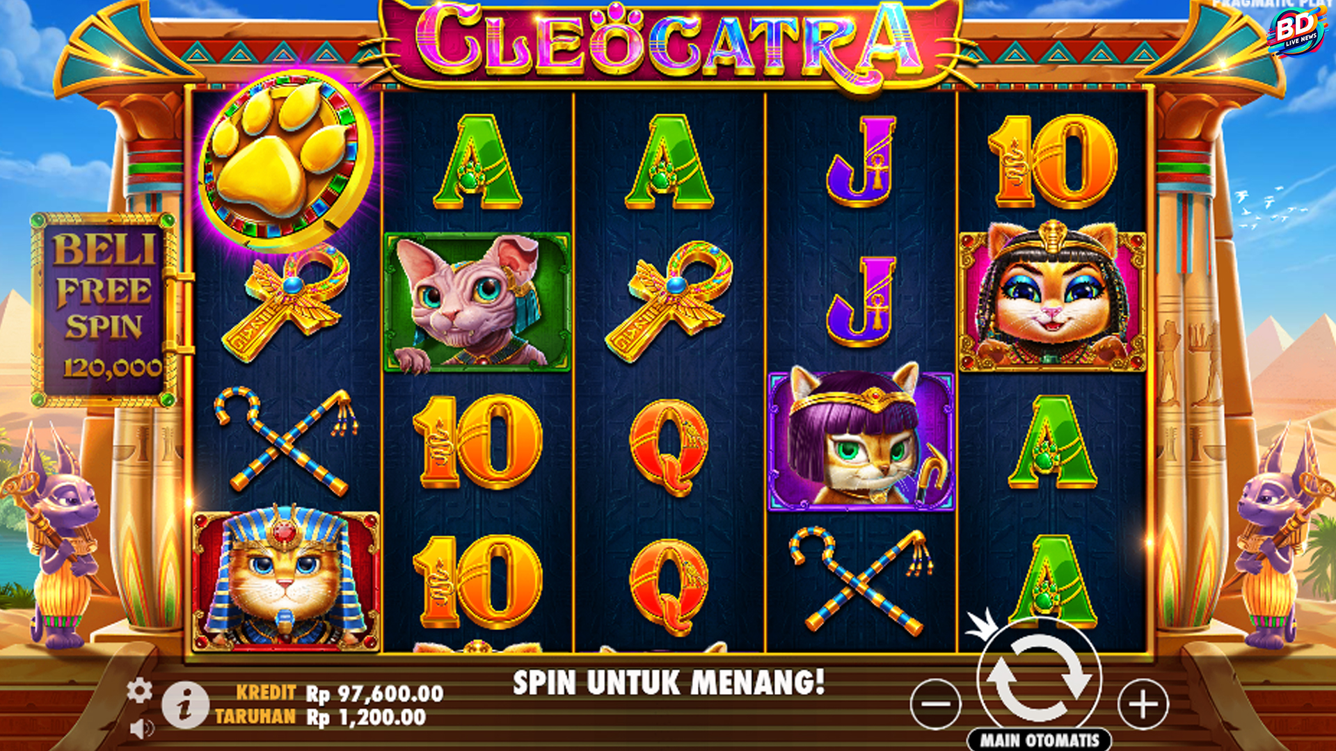 Pragmatic Play Demo: Rasakan Keajaiban2 Cleocatra Gratis Asyik