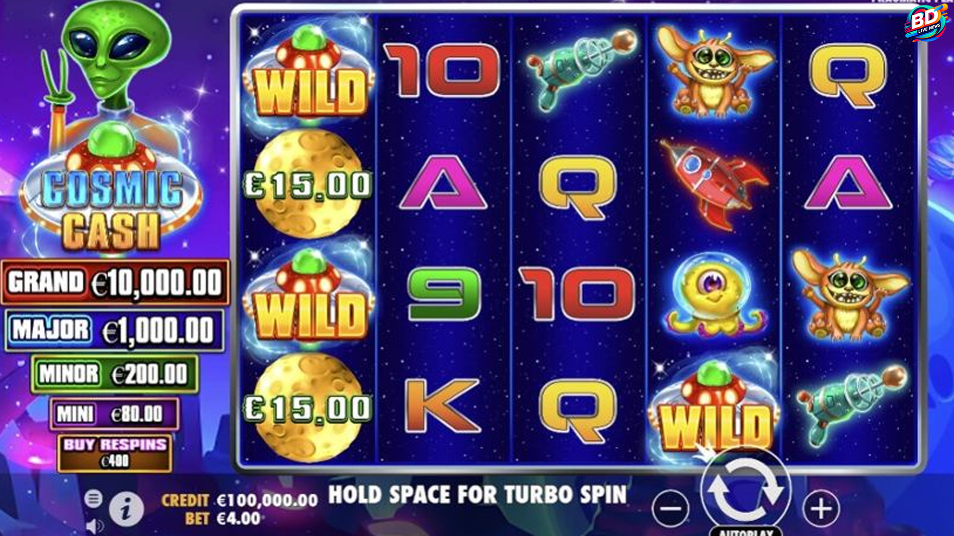 Bandar Slot Gacor Sukses Dengan 10x Bonus Cosmic Cash