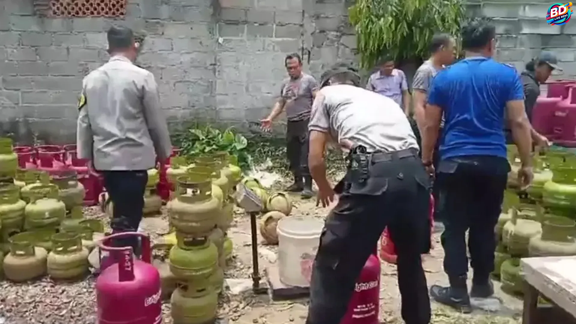 Kontrakan Berubah Fungsi, 5 Fakta Pengoplosan Gas Elpiji di Bogor