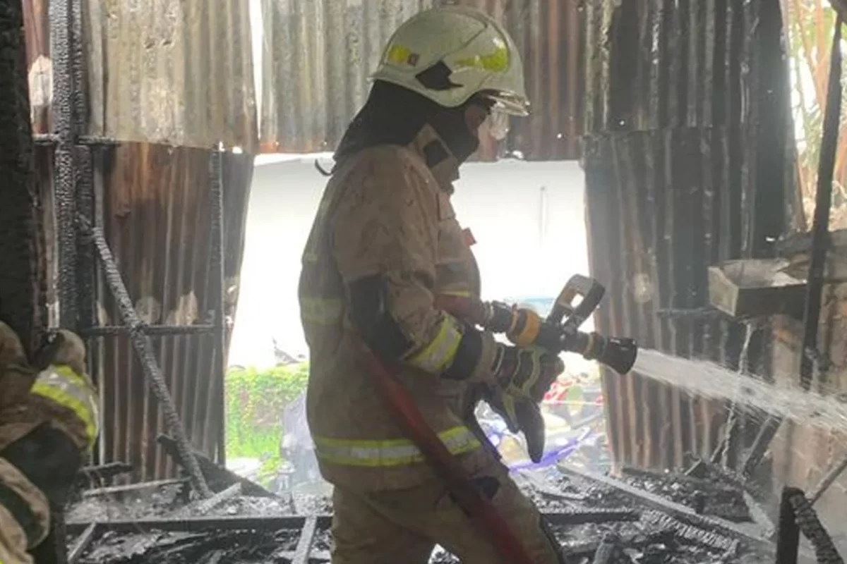 Tragedi Rumah di Depok Terbakar Akibat HP Dicas 1 Orang Luka