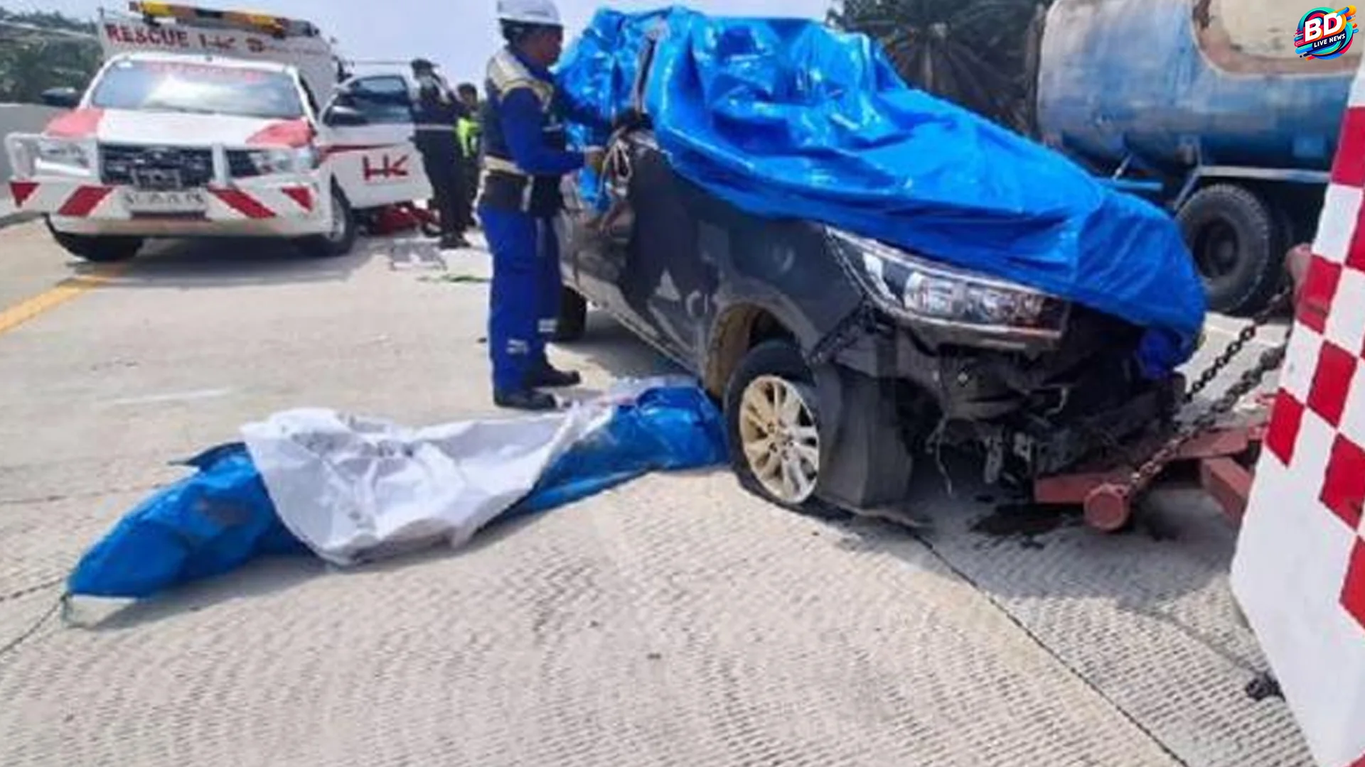 Kecelakaan Innova 4 Korban Jiwa Akibat Tabrakan Dengan Truk Di Sumut