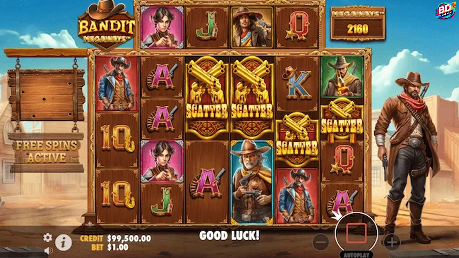 Boom! Sadis Gila 5 Ledakan Simbol Bandit Megaways