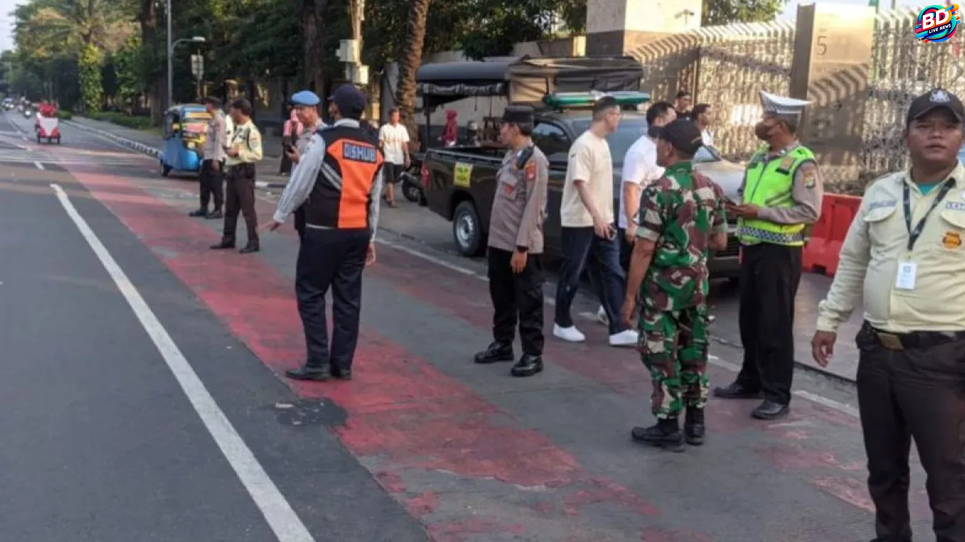 Polisi Disebar Di Sekitar Istiqlal Untuk Cegah 6 Titik Parkir Liar