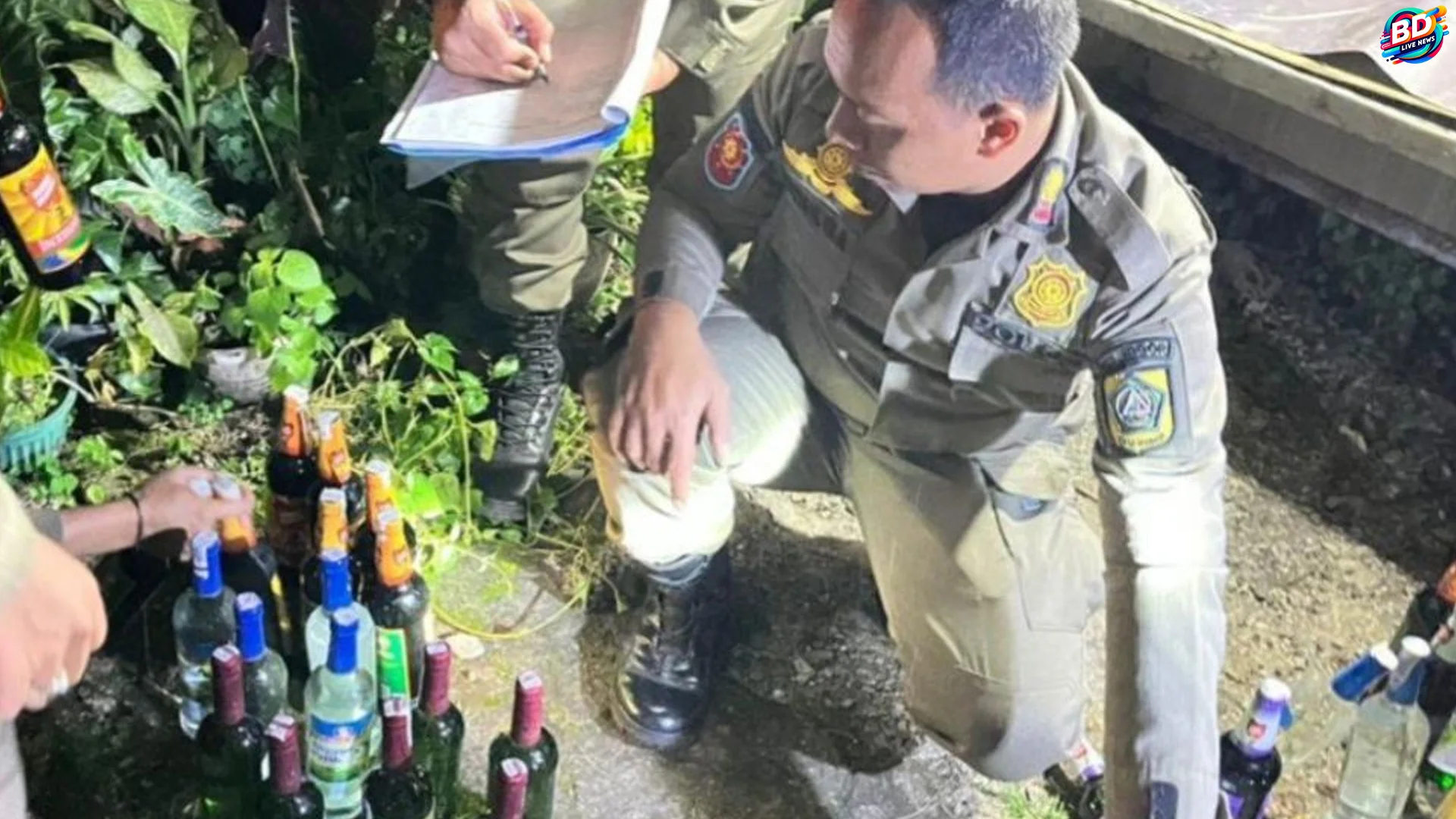 Heboh Patroli Ramadan di Puncak Bogor Sita 5 Puluh Botol Miras Ilegal